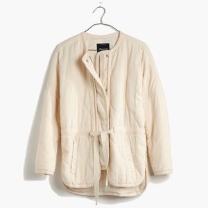 Madewell Quilted bomber jacket